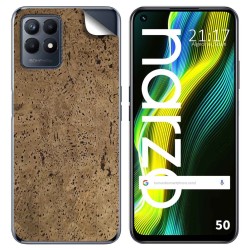 Pegatina Vinilo Autoadhesiva Textura Corcho para Realme Narzo 50