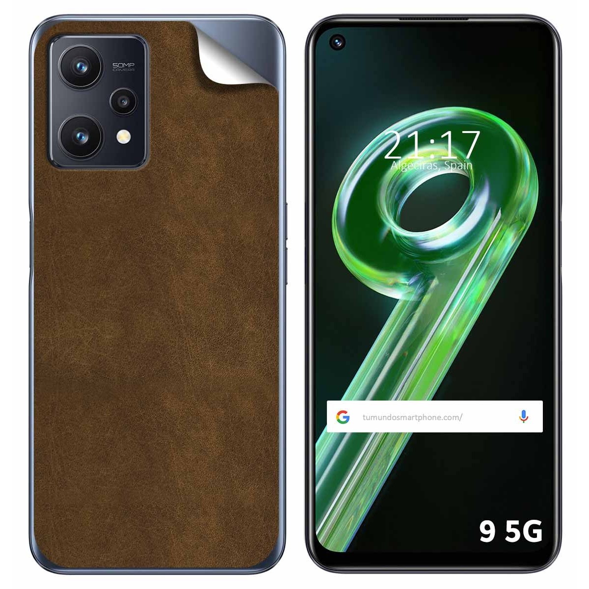 Pegatina Vinilo Autoadhesiva Textura Piel para Realme 9 5G