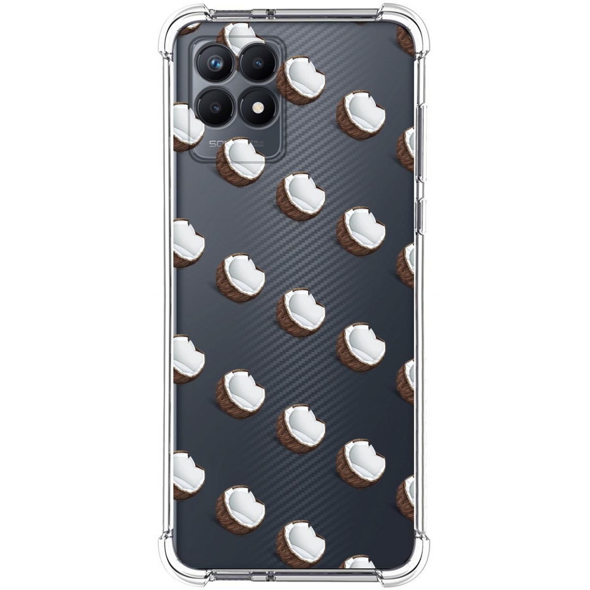 Funda Silicona Antigolpes para Realme Narzo 50 diseño Cocos Dibujos
