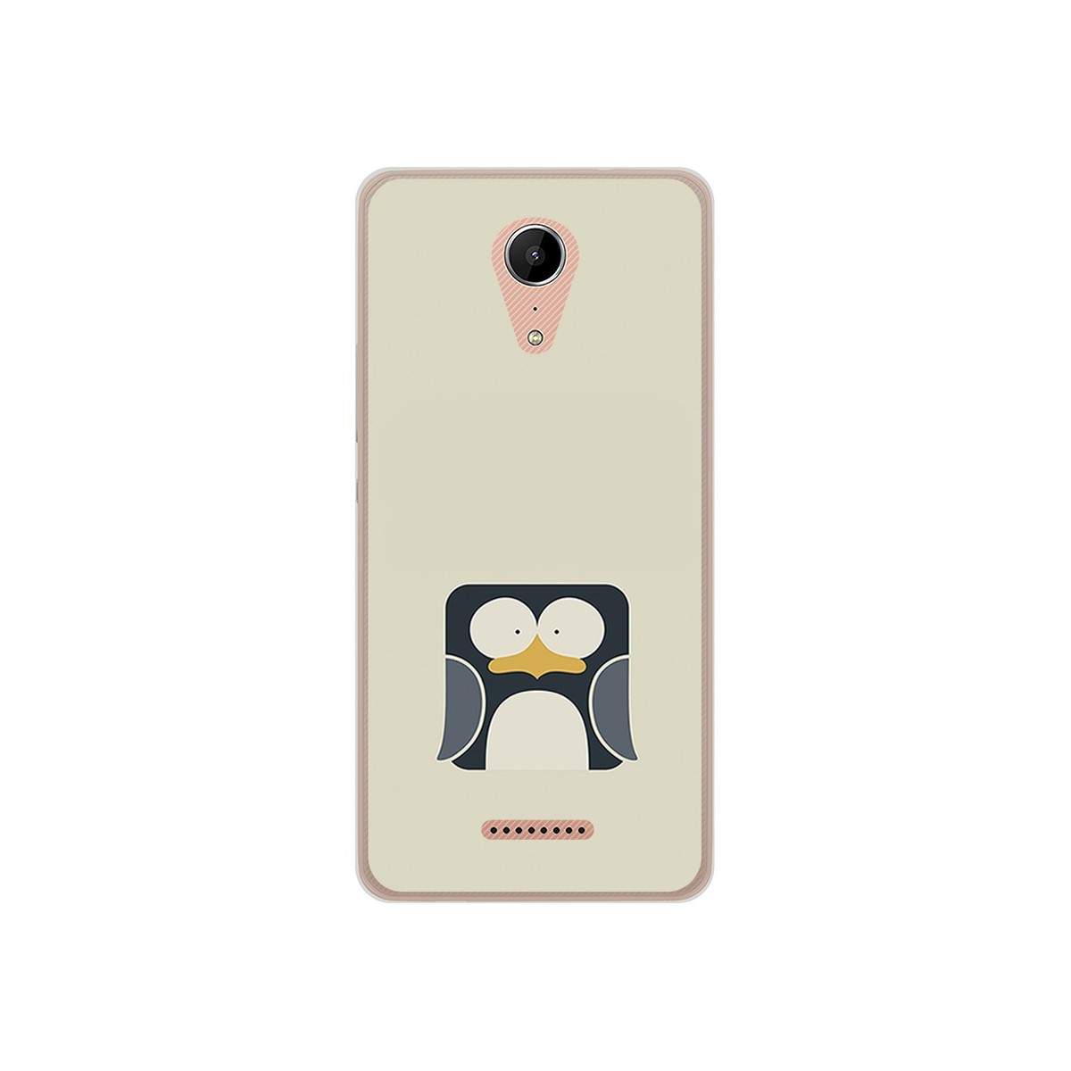 Funda Gel Tpu para Wiko Tommy2 Diseño Pingüino Dibujos