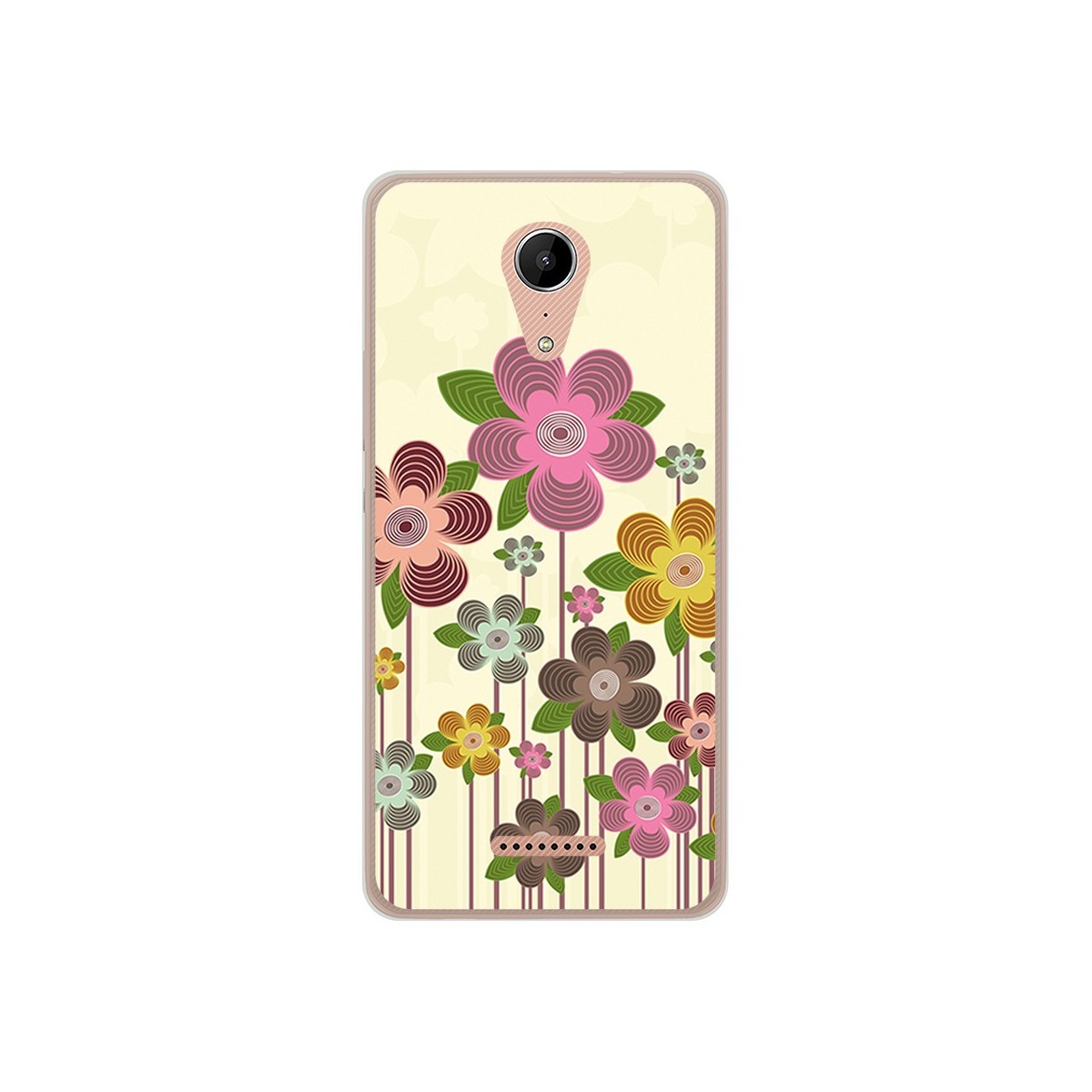 Funda Gel Tpu para Wiko Tommy2 Diseño Primavera En Flor  Dibujos