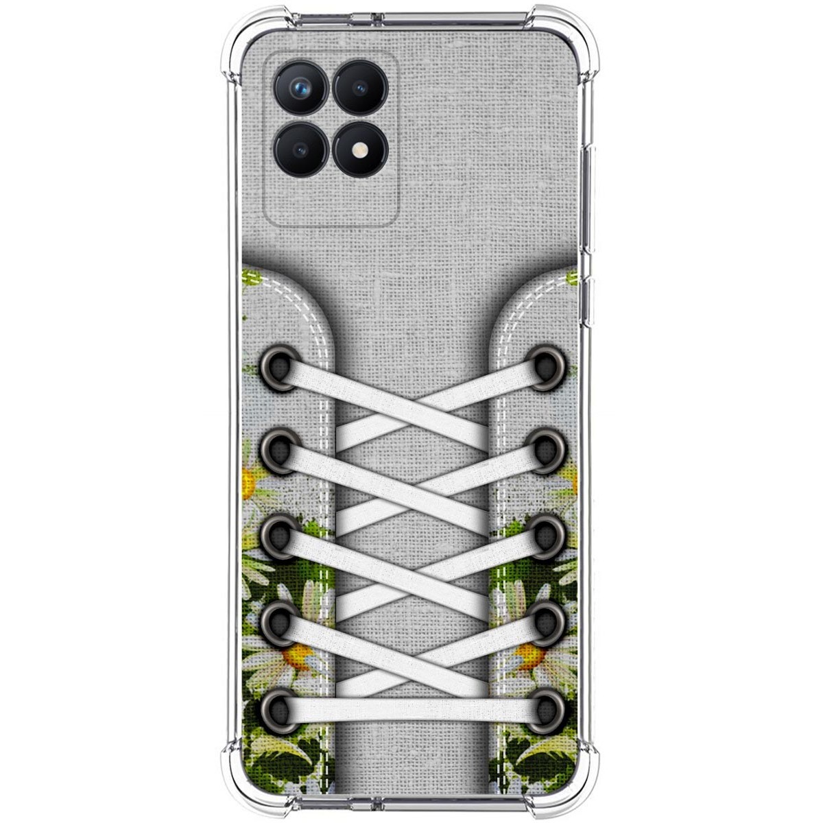 Funda Silicona Antigolpes para Realme Narzo 50 diseño Zapatillas 08 Dibujos