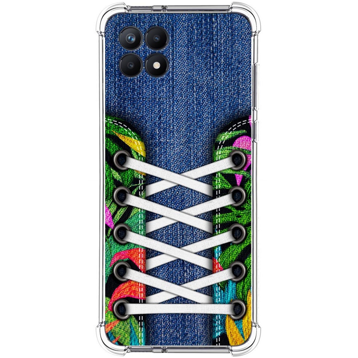Funda Silicona Antigolpes para Realme Narzo 50 diseño Zapatillas 13 Dibujos