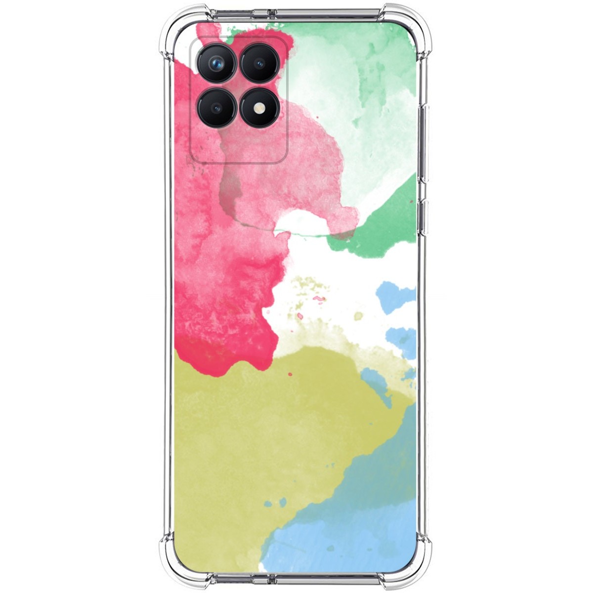 Funda Silicona Antigolpes para Realme Narzo 50 diseño Acuarela 02 Dibujos