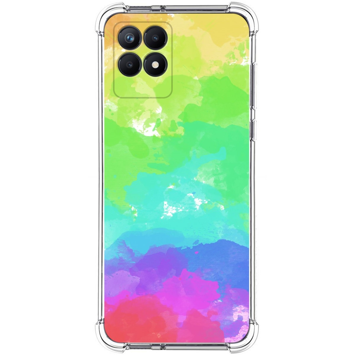 Funda Silicona Antigolpes para Realme Narzo 50 diseño Acuarela 03 Dibujos