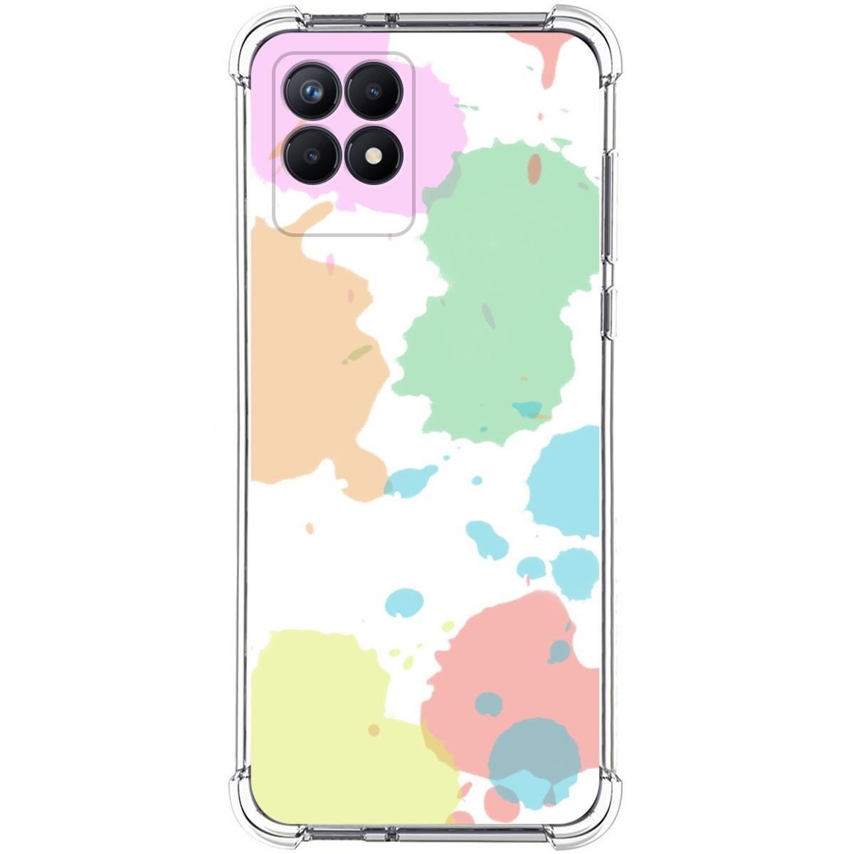 Funda Silicona Antigolpes para Realme Narzo 50 diseño Acuarela 05 Dibujos