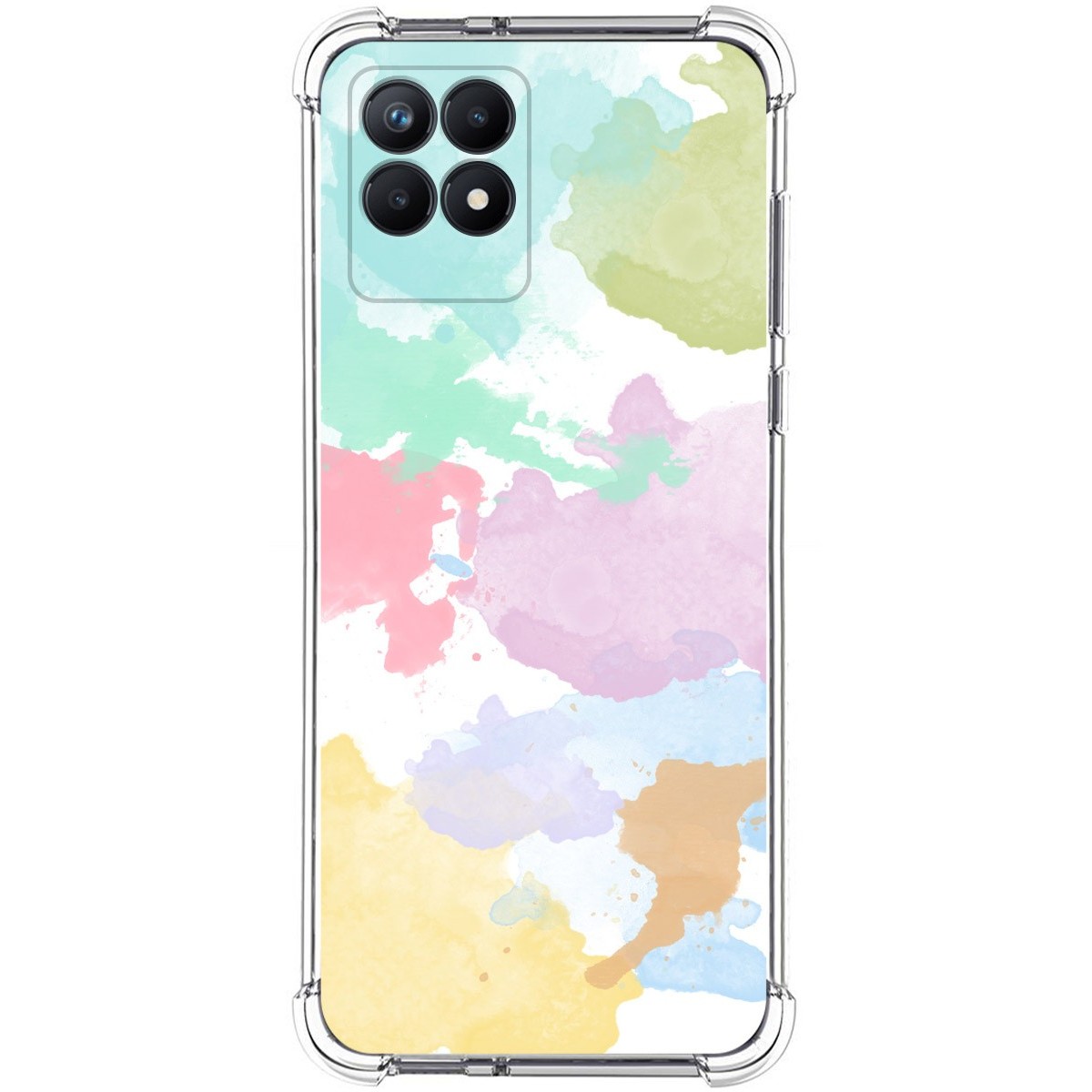 Funda Silicona Antigolpes para Realme Narzo 50 diseño Acuarela 11 Dibujos