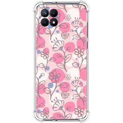 Funda Silicona Antigolpes para Realme Narzo 50 diseño Flores 07 Dibujos