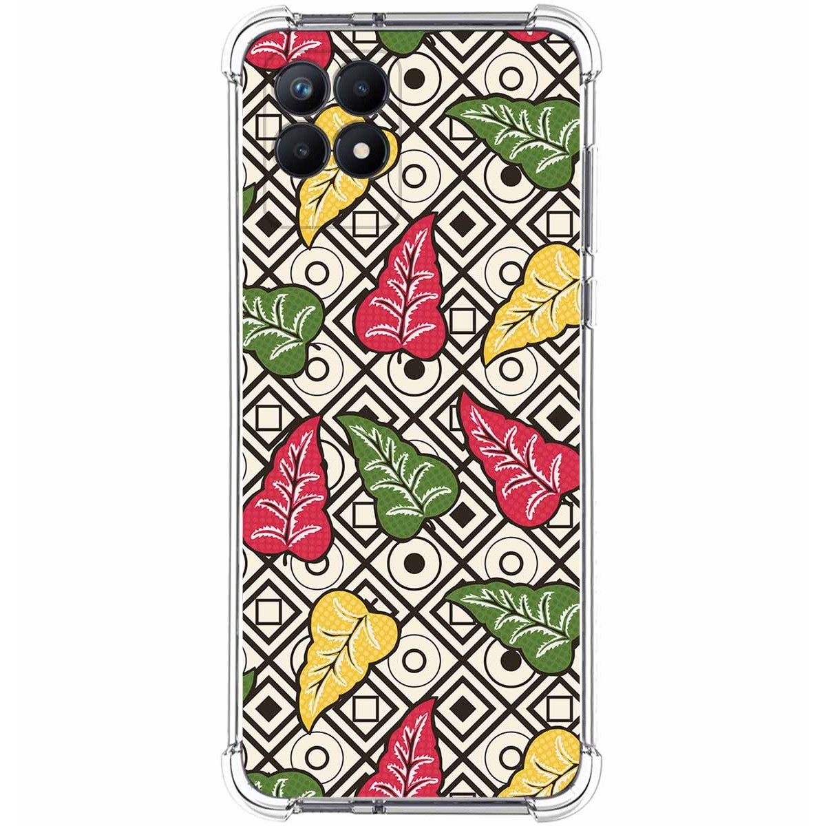 Funda Silicona Antigolpes para Realme Narzo 50 diseño Flores 11 Dibujos