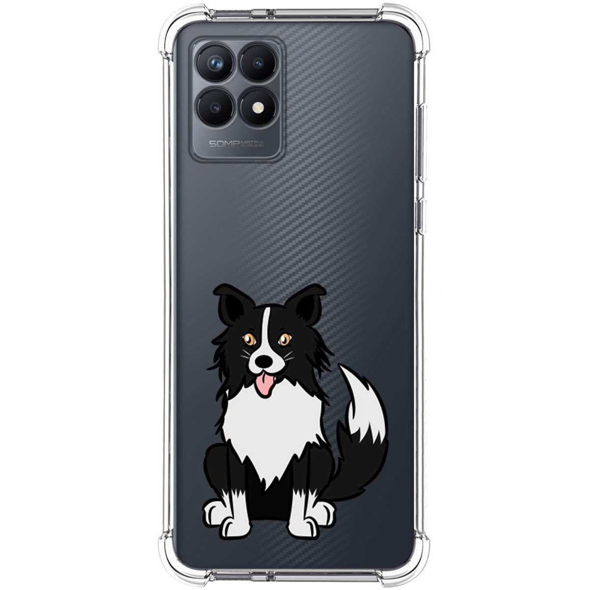 Funda Silicona Antigolpes para Realme Narzo 50 diseño Perros 01 Dibujos