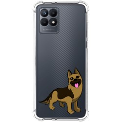 Funda Silicona Antigolpes para Realme Narzo 50 diseño Perros 03 Dibujos