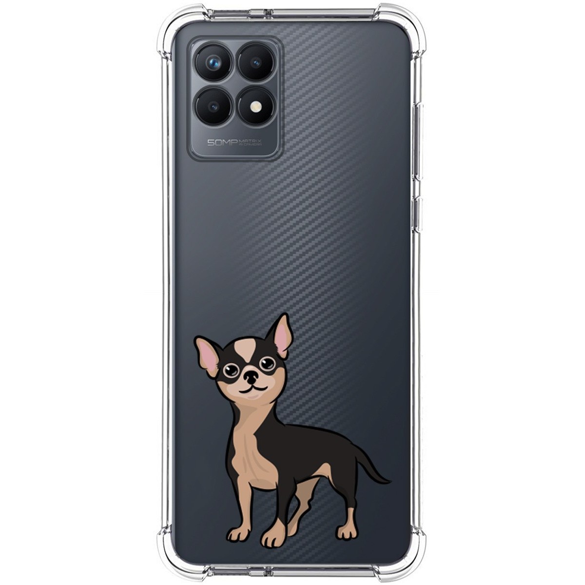 Funda Silicona Antigolpes para Realme Narzo 50 diseño Perros 05 Dibujos