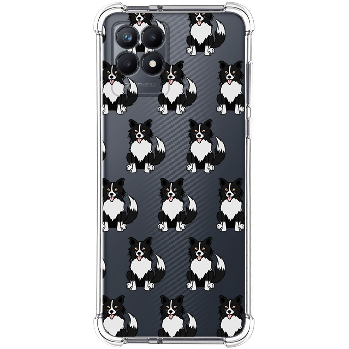 Funda Silicona Antigolpes para Realme Narzo 50 diseño Perros 07 Dibujos