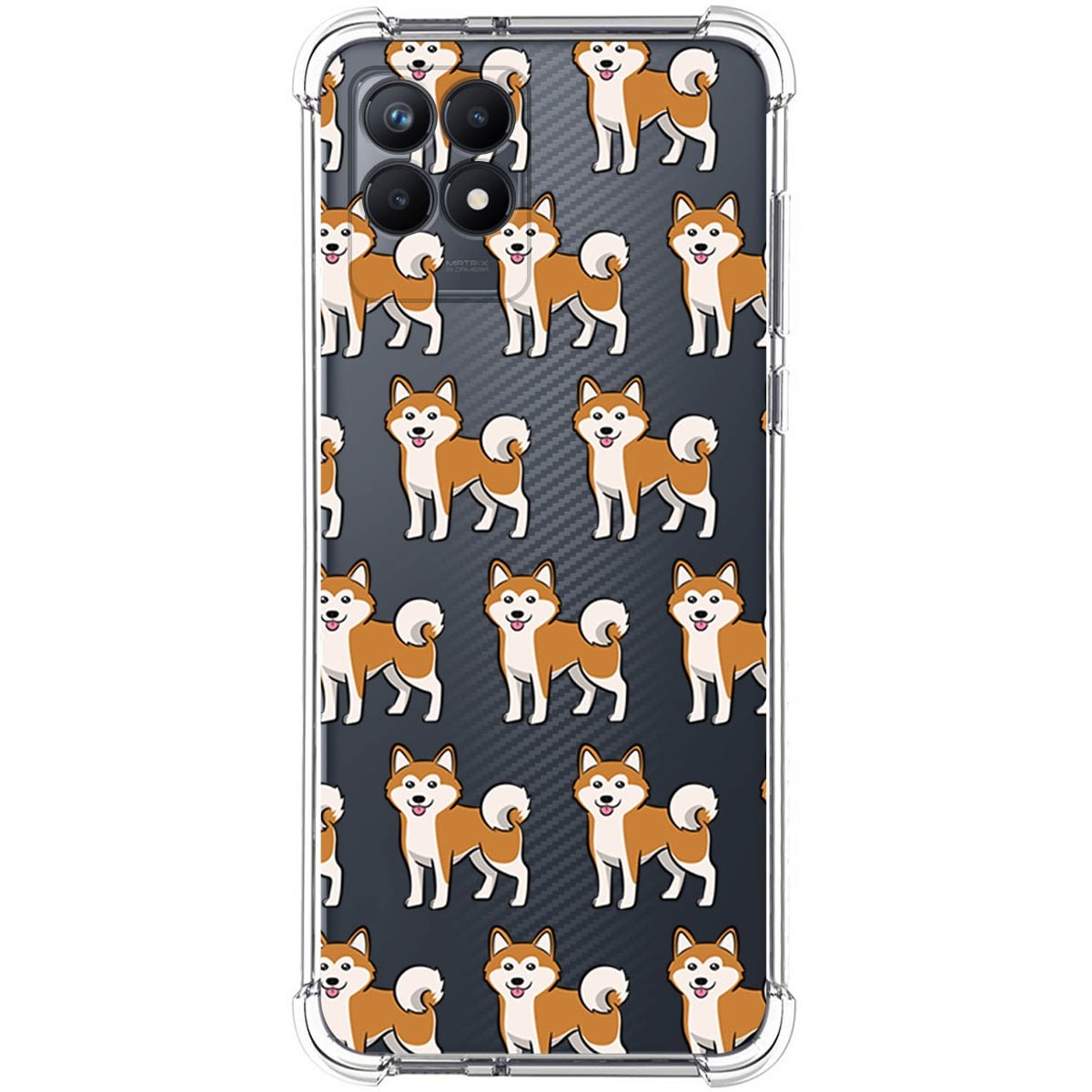 Funda Silicona Antigolpes para Realme Narzo 50 diseño Perros 08 Dibujos
