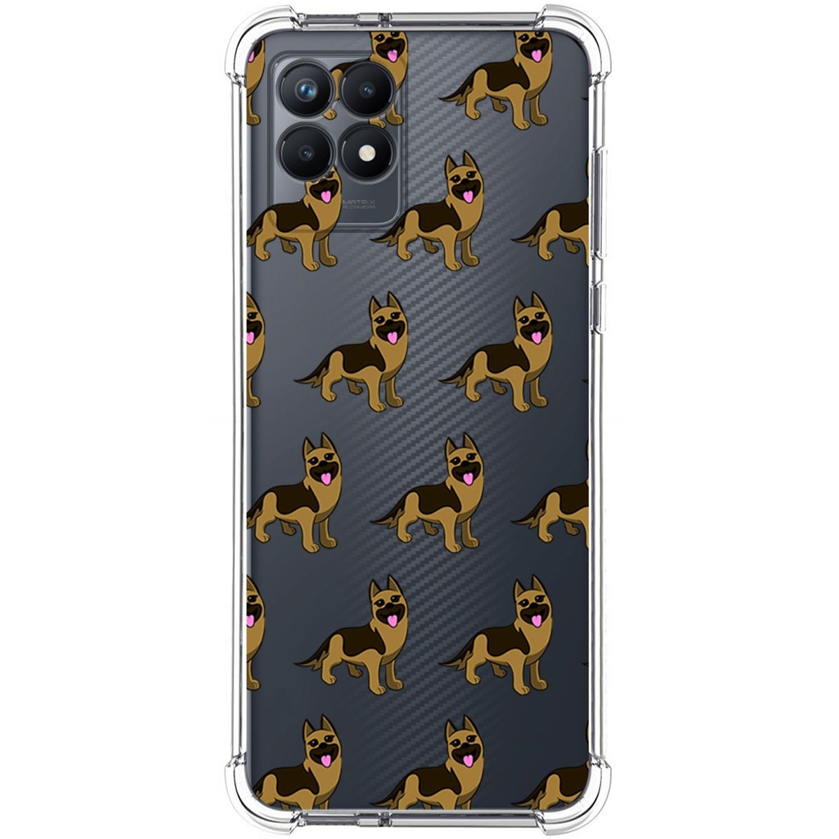 Funda Silicona Antigolpes para Realme Narzo 50 diseño Perros 09 Dibujos