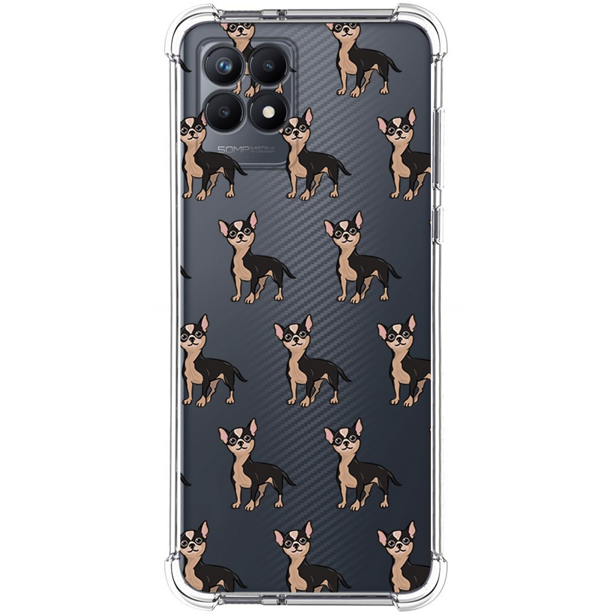 Funda Silicona Antigolpes para Realme Narzo 50 diseño Perros 11 Dibujos
