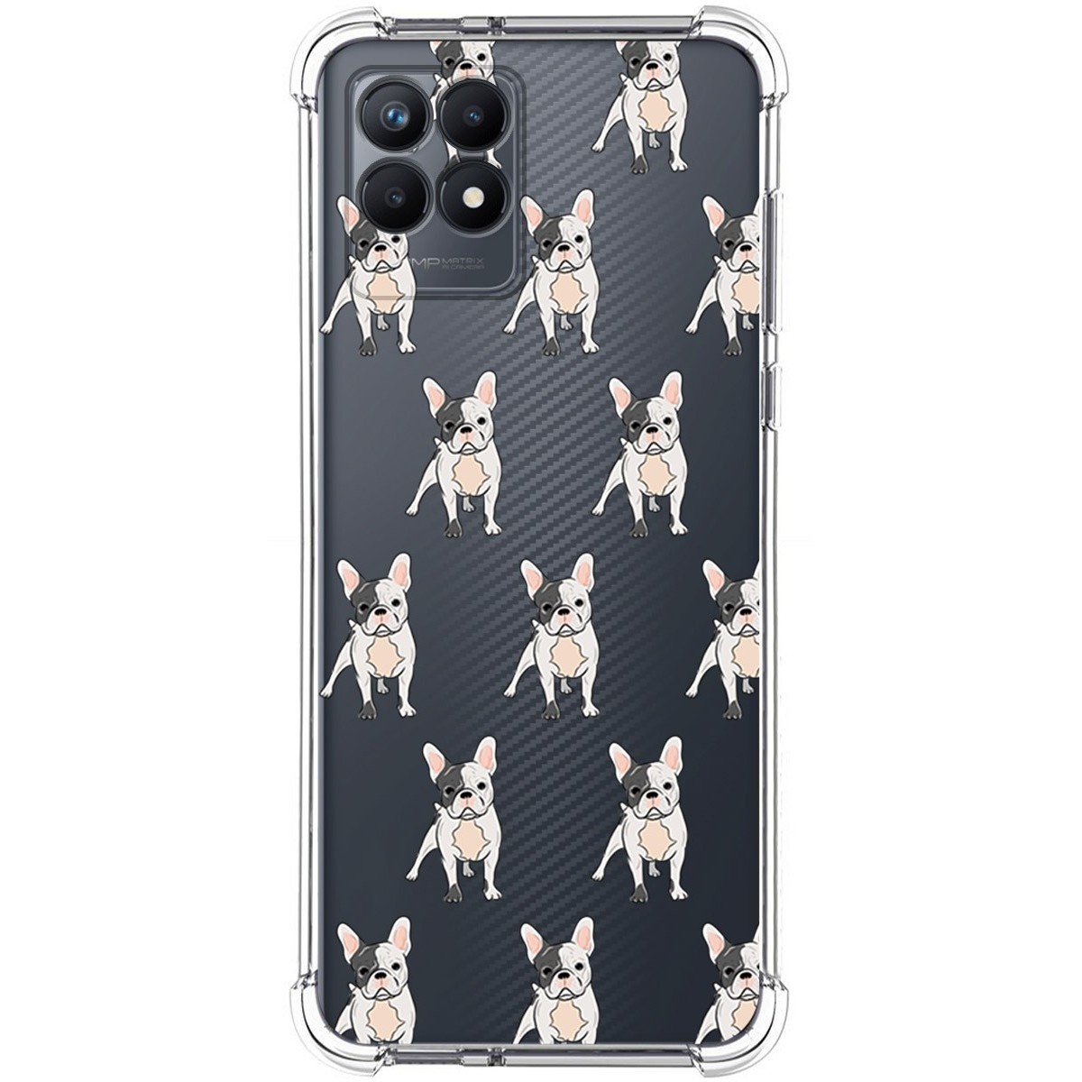 Funda Silicona Antigolpes para Realme Narzo 50 diseño Perros 12 Dibujos