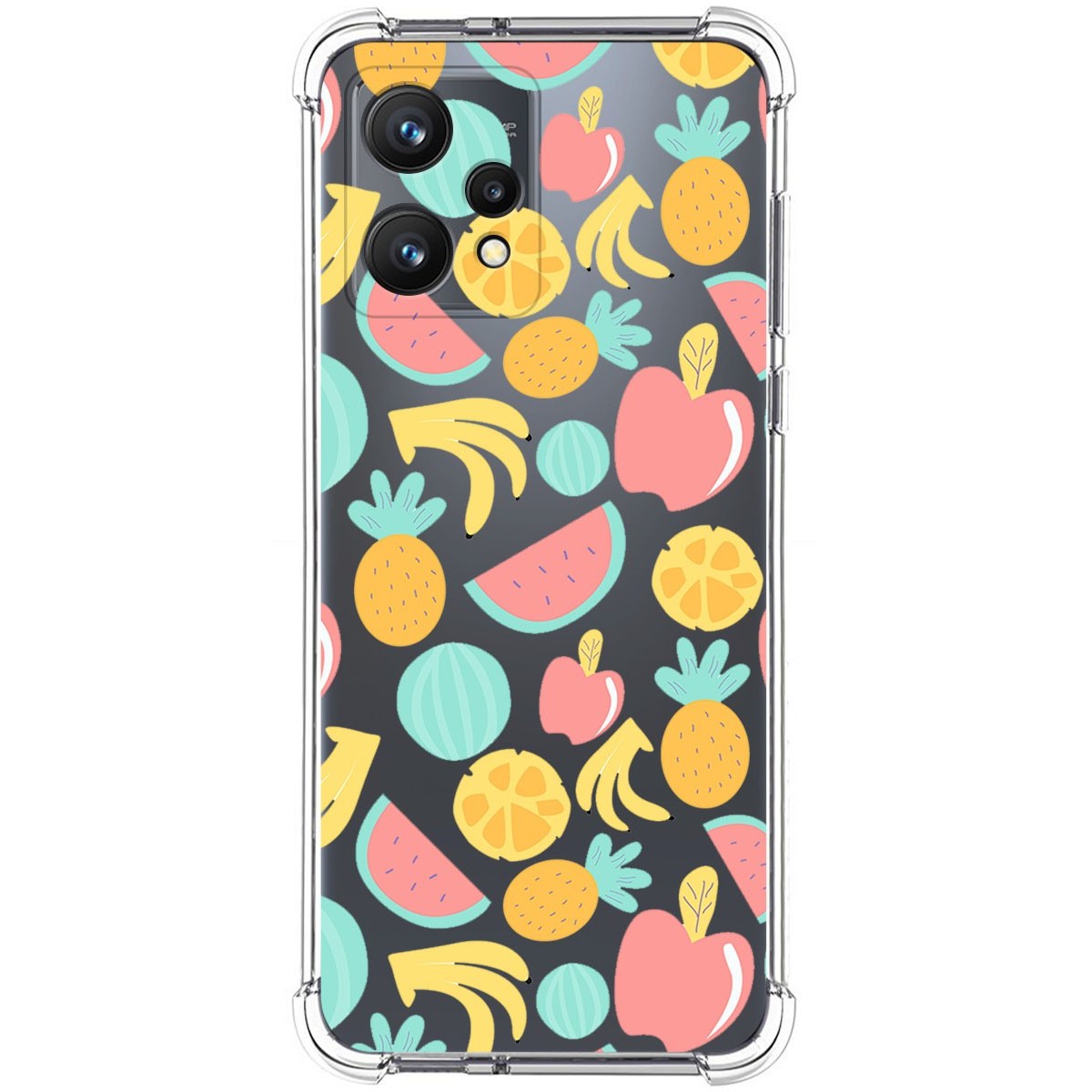 Funda Silicona Antigolpes para Realme 9 4G diseño Frutas 02 Dibujos