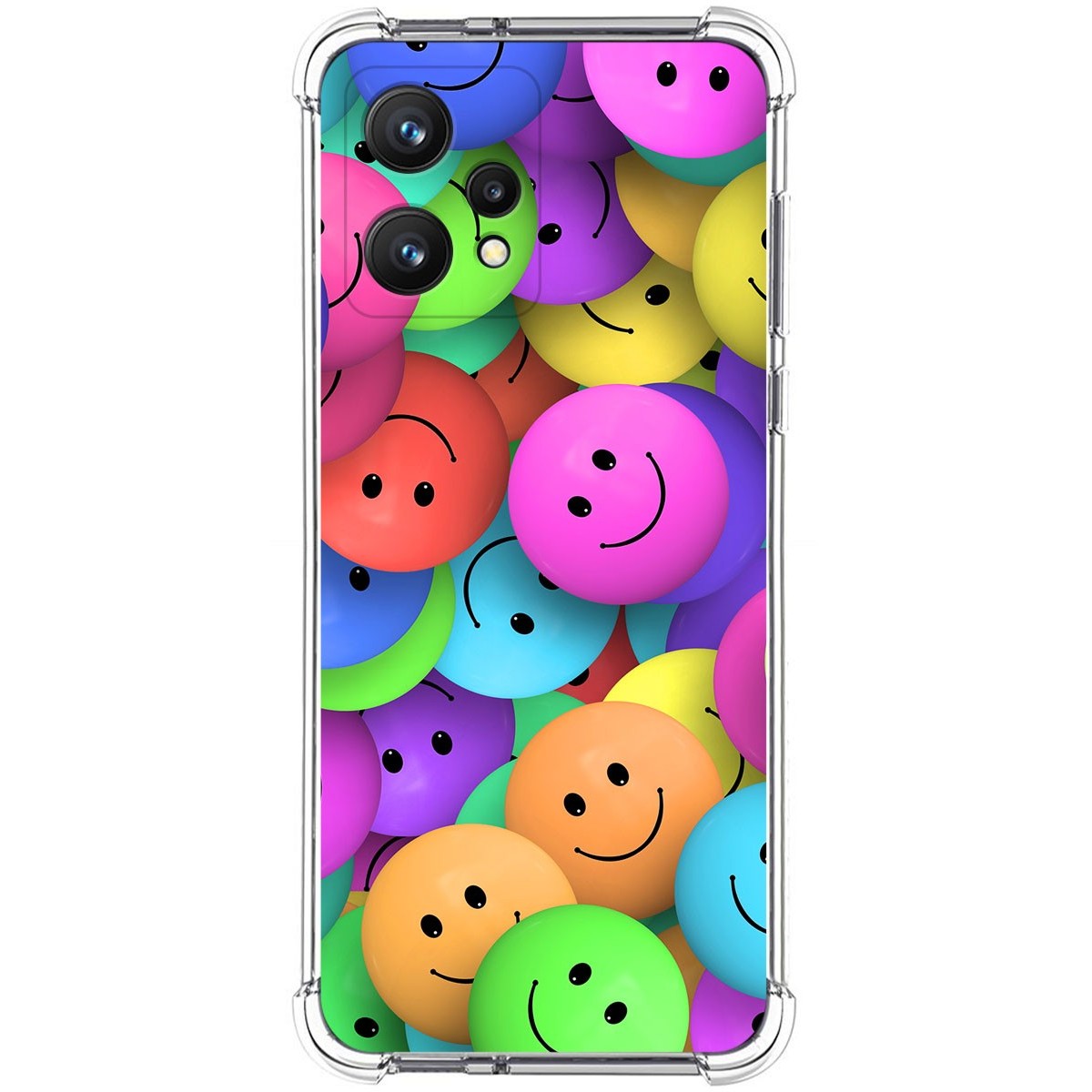 Funda Silicona Antigolpes para Realme 9 4G diseño Smile Dibujos