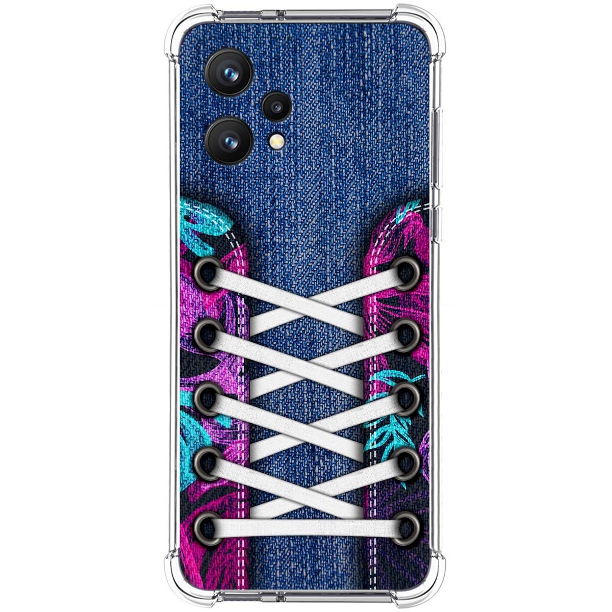 Funda Silicona Antigolpes para Realme 9 4G diseño Zapatillas 06 Dibujos