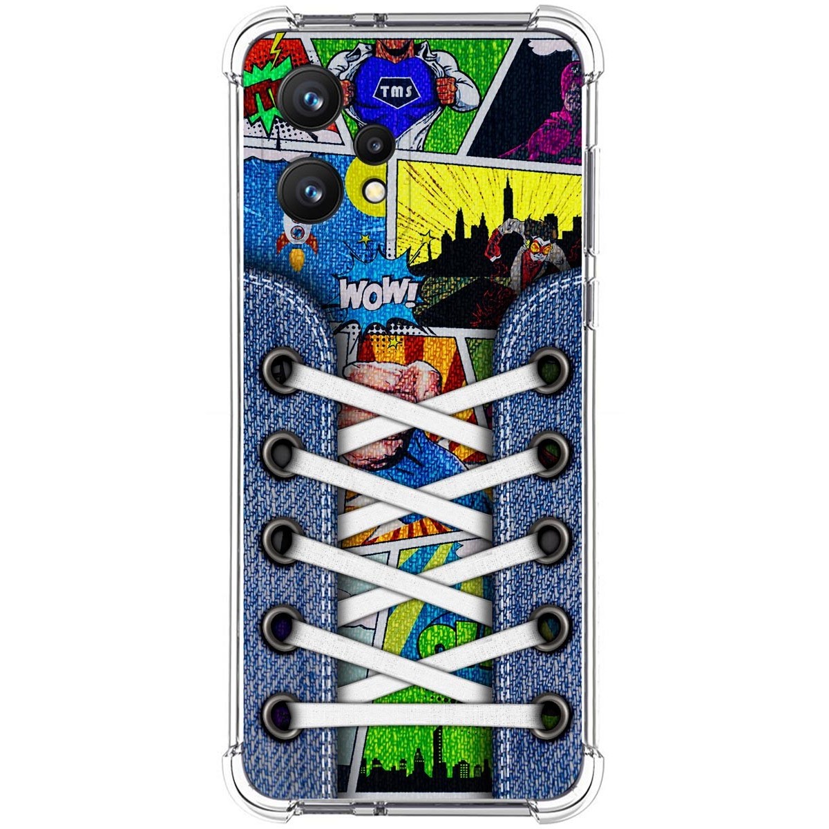 Funda Silicona Antigolpes para Realme 9 4G diseño Zapatillas 14 Dibujos