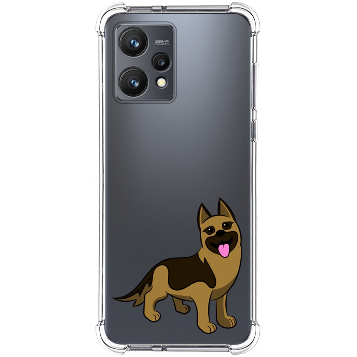 Funda Silicona Antigolpes para Realme 9 4G diseño Perros 03 Dibujos