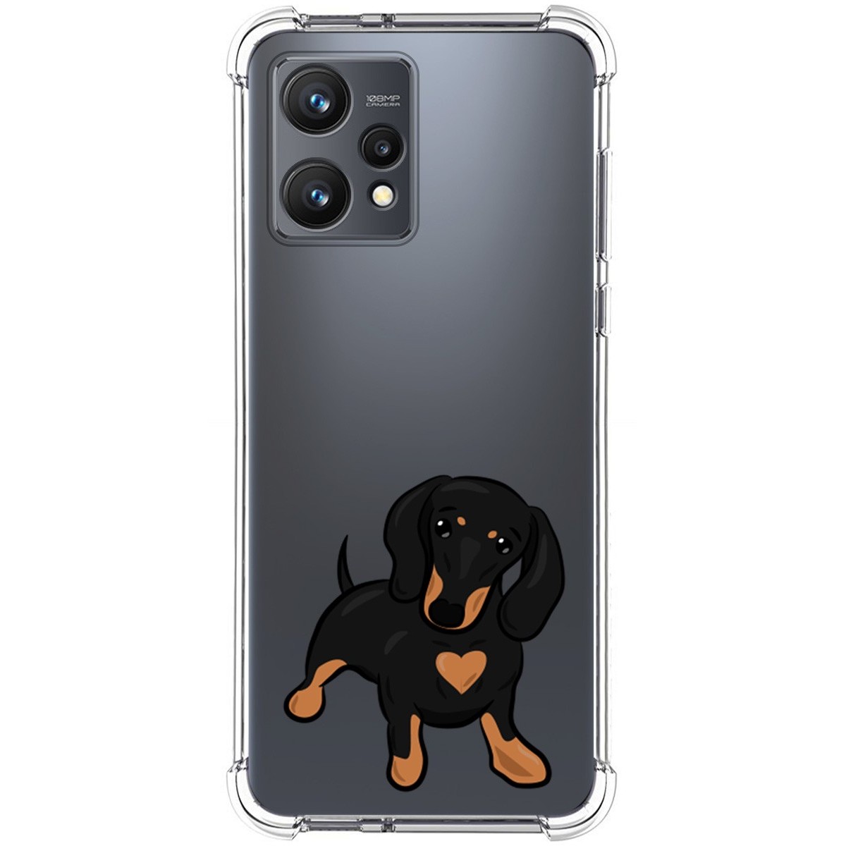 Funda Silicona Antigolpes para Realme 9 4G diseño Perros 04 Dibujos
