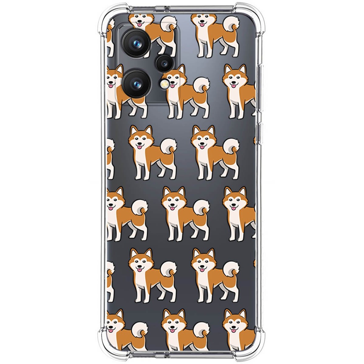 Funda Silicona Antigolpes para Realme 9 4G diseño Perros 08 Dibujos
