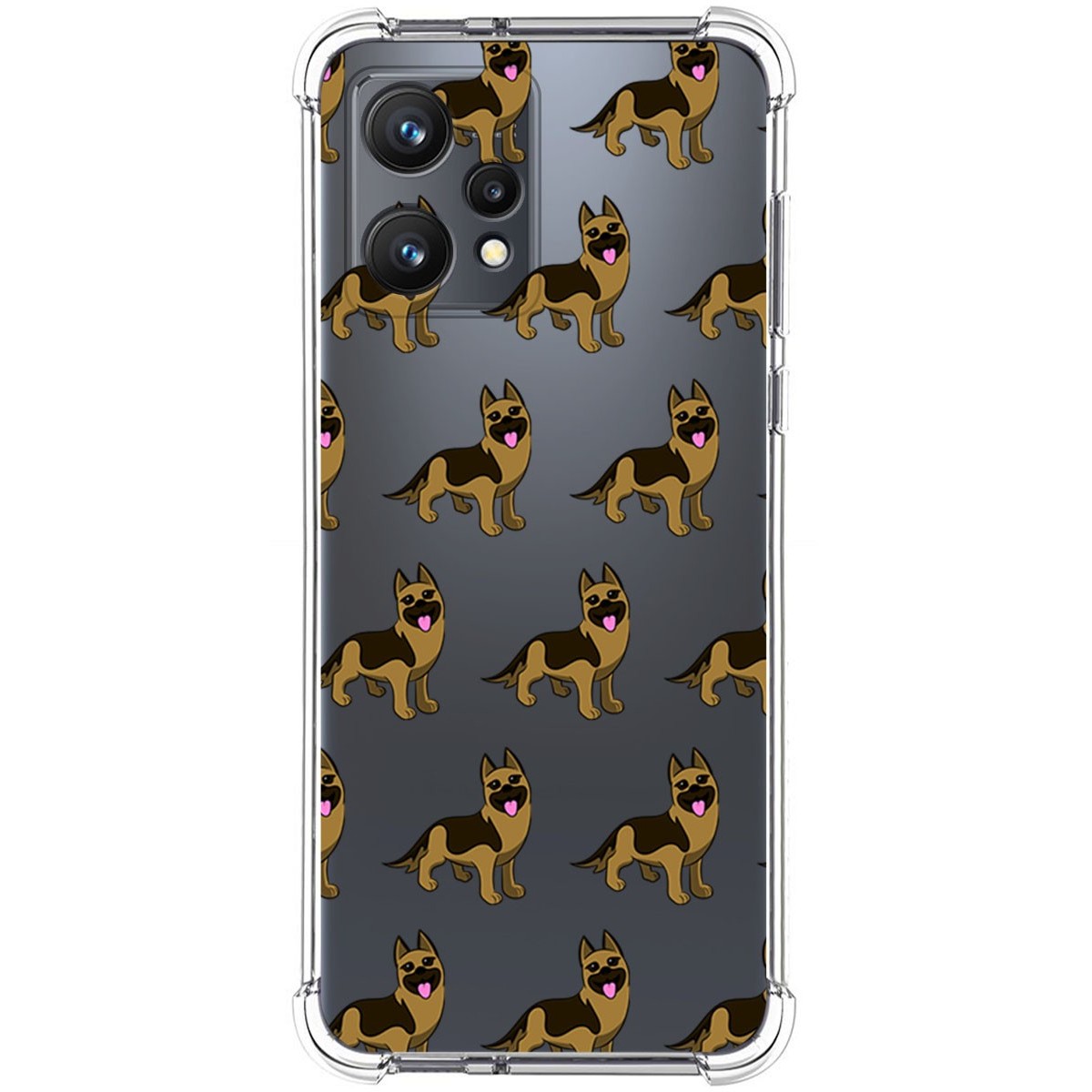 Funda Silicona Antigolpes para Realme 9 4G diseño Perros 09 Dibujos