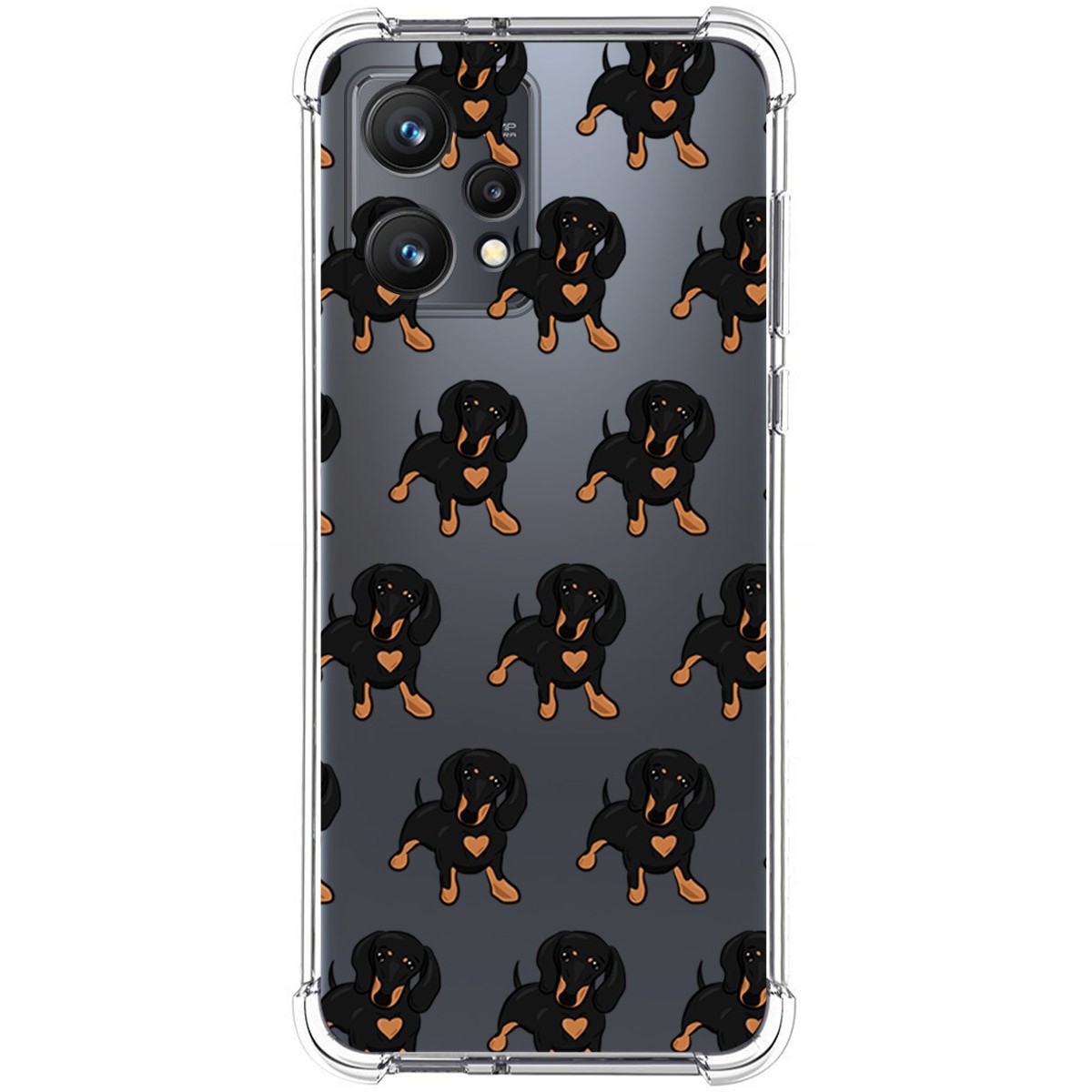 Funda Silicona Antigolpes para Realme 9 4G diseño Perros 10 Dibujos