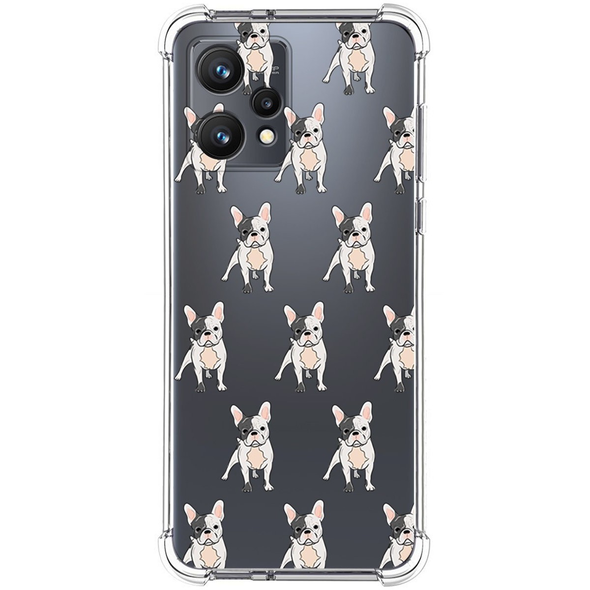 Funda Silicona Antigolpes para Realme 9 4G diseño Perros 12 Dibujos