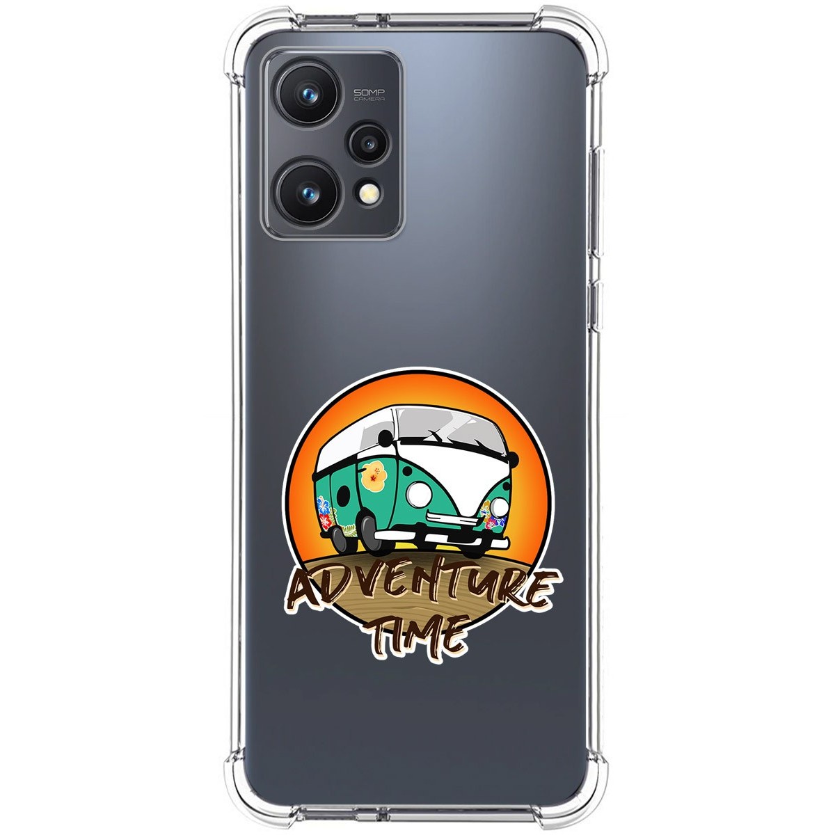Funda Silicona Antigolpes para Realme 9 5G diseño Adventure Time Dibujos