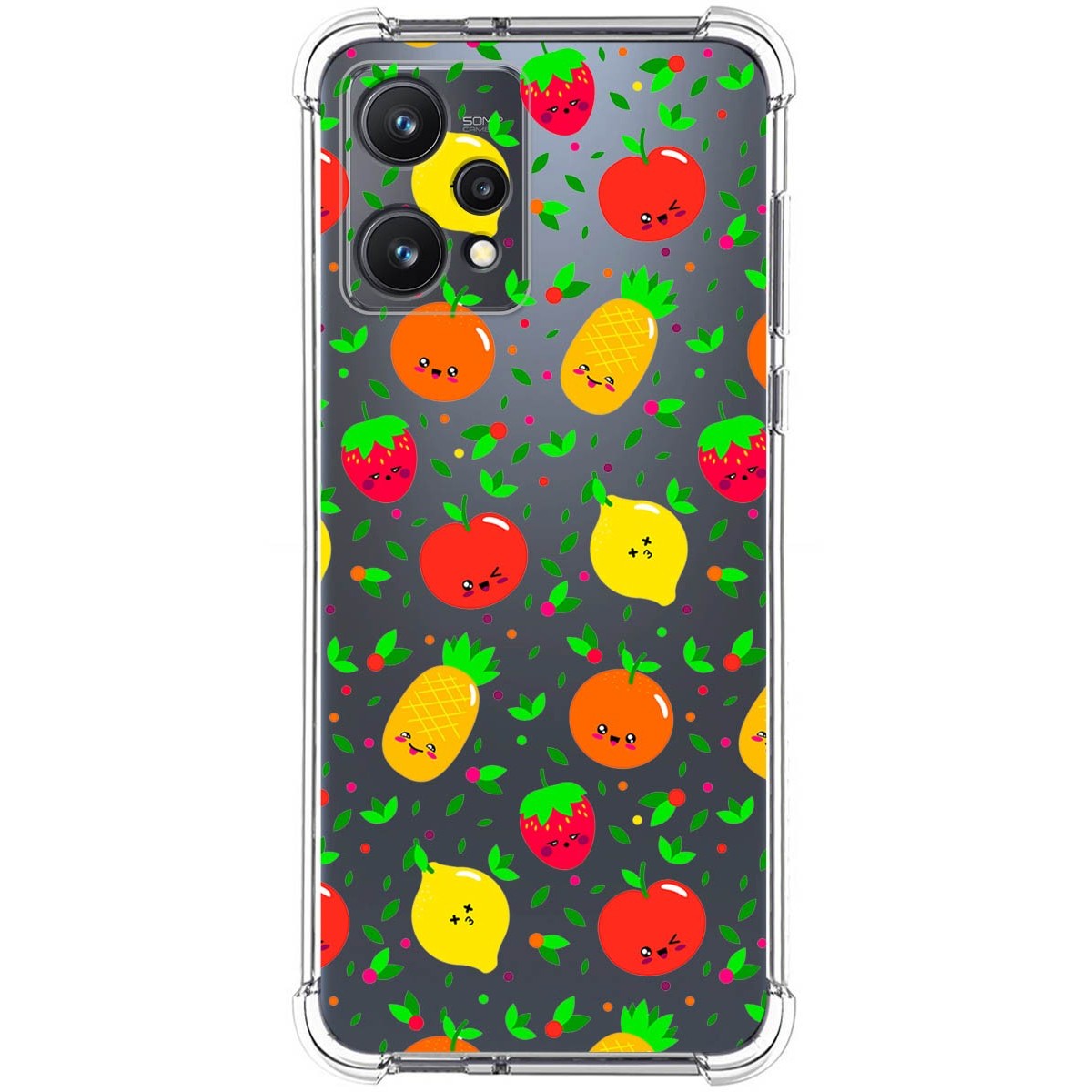 Funda Silicona Antigolpes para Realme 9 5G diseño Frutas 01 Dibujos