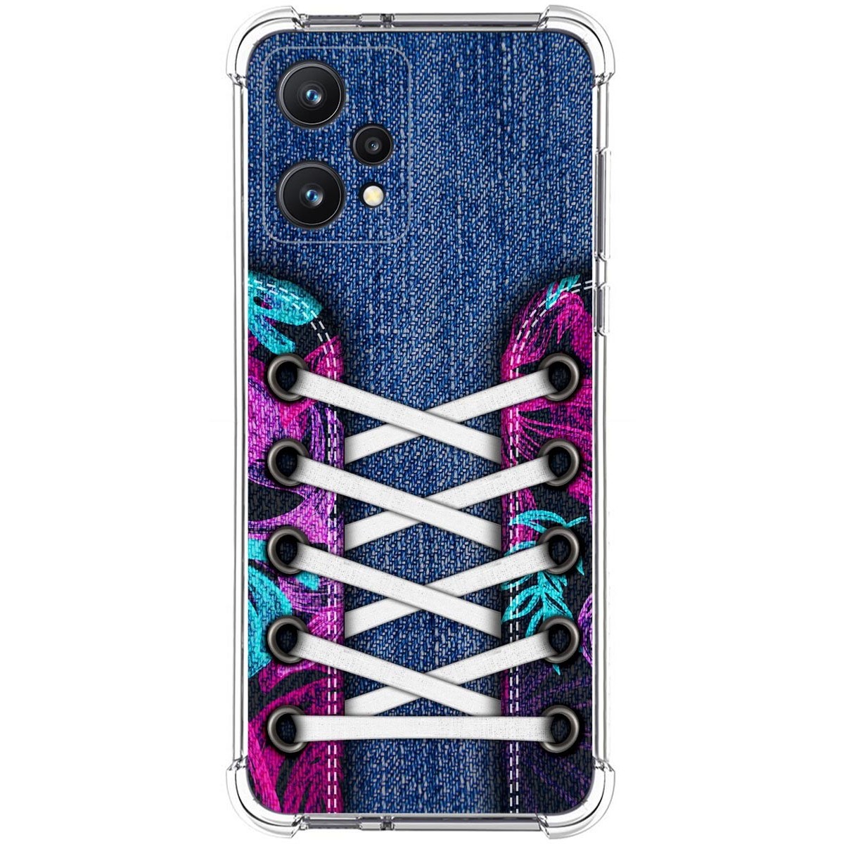 Funda Silicona Antigolpes para Realme 9 5G diseño Zapatillas 06 Dibujos