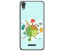 Funda Gel Tpu para Wiko Lenny4 Diseño Familia Dibujos