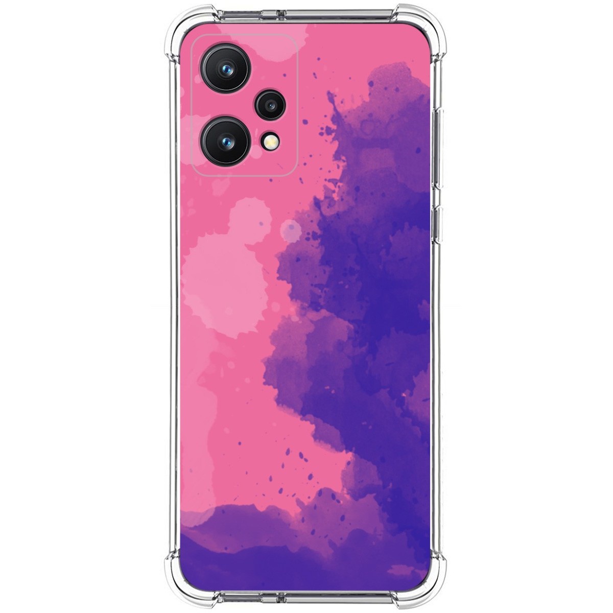 Funda Silicona Antigolpes para Realme 9 5G diseño Acuarela 07 Dibujos