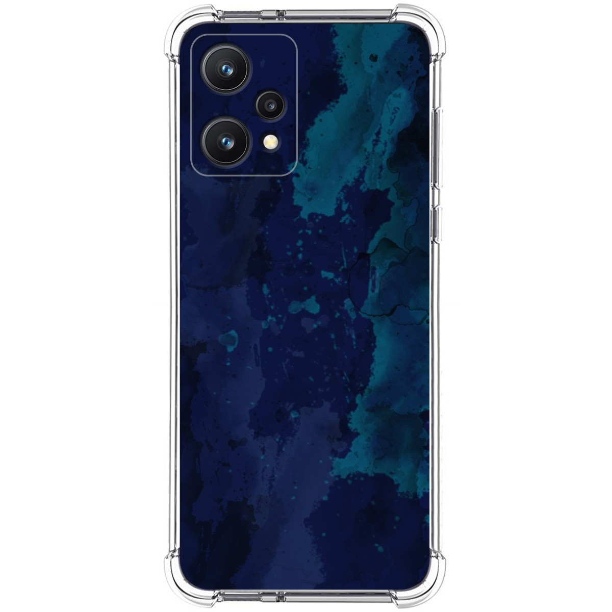 Funda Silicona Antigolpes para Realme 9 5G diseño Acuarela 13 Dibujos