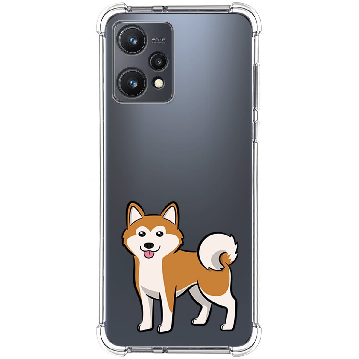 Funda Silicona Antigolpes para Realme 9 5G diseño Perros 02 Dibujos