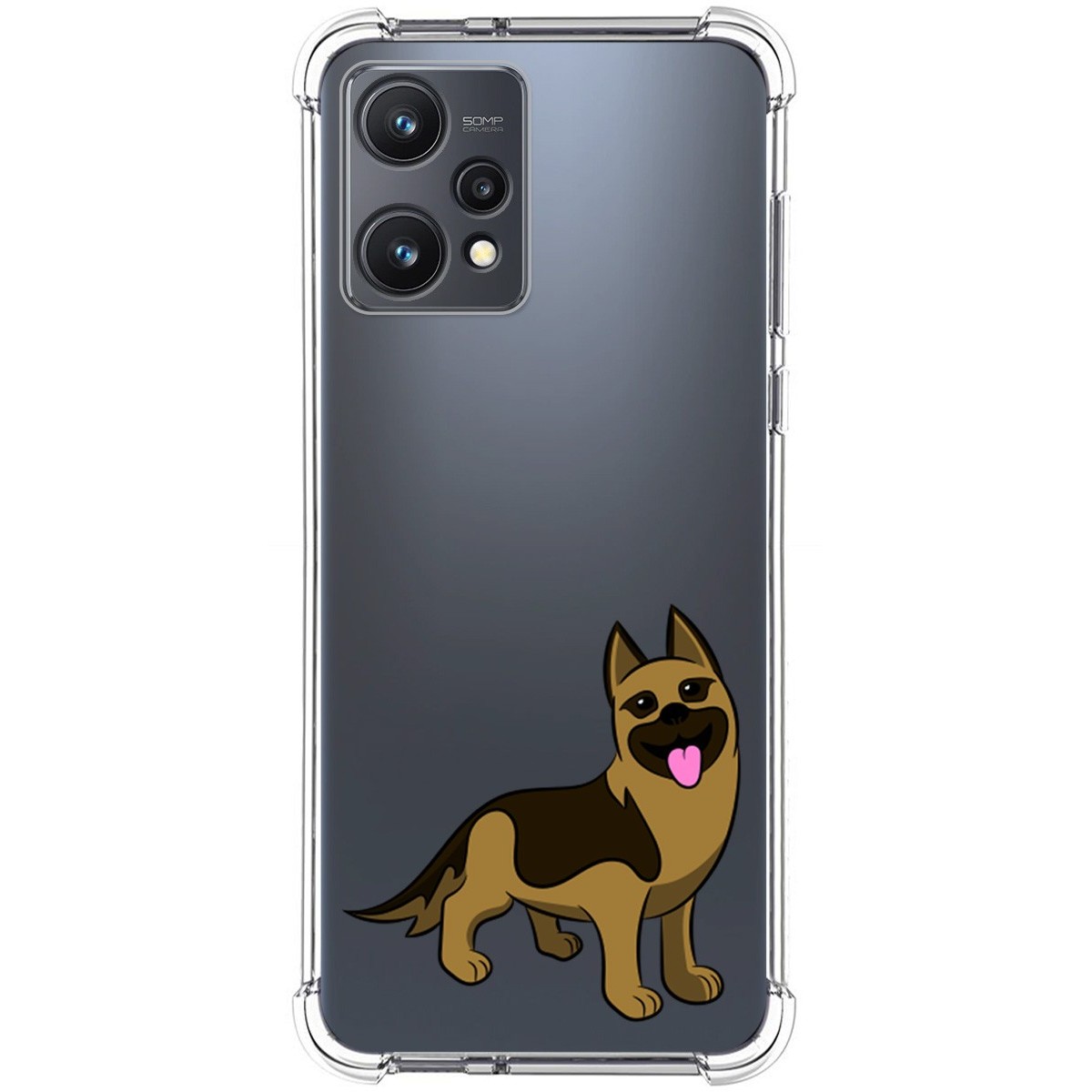 Funda Silicona Antigolpes para Realme 9 5G diseño Perros 03 Dibujos