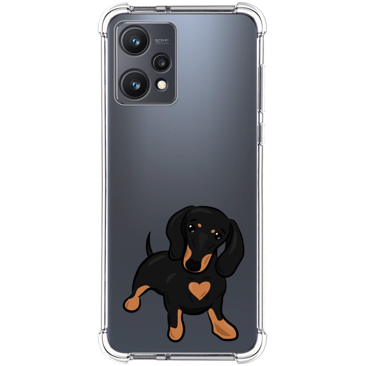 Funda Silicona Antigolpes para Realme 9 5G diseño Perros 04 Dibujos