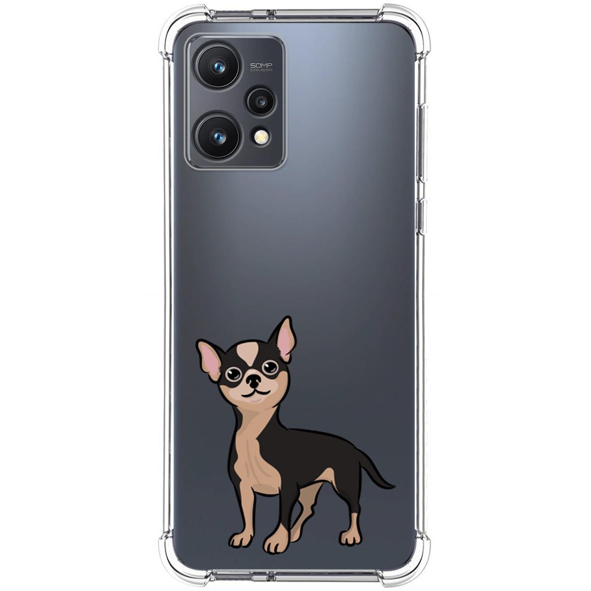Funda Silicona Antigolpes para Realme 9 5G diseño Perros 05 Dibujos