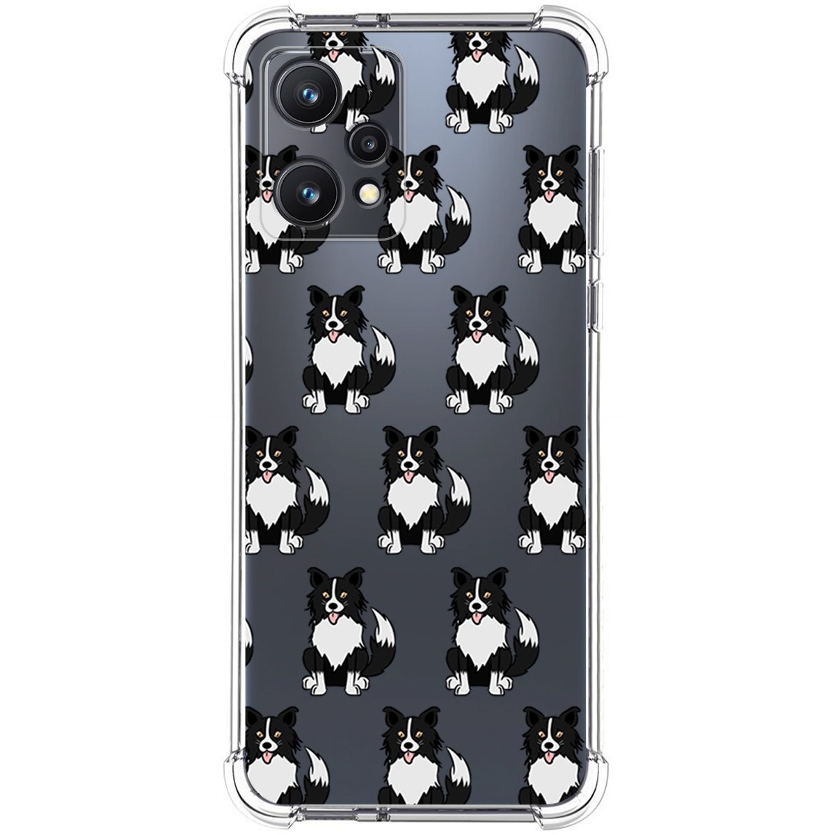 Funda Silicona Antigolpes para Realme 9 5G diseño Perros 07 Dibujos