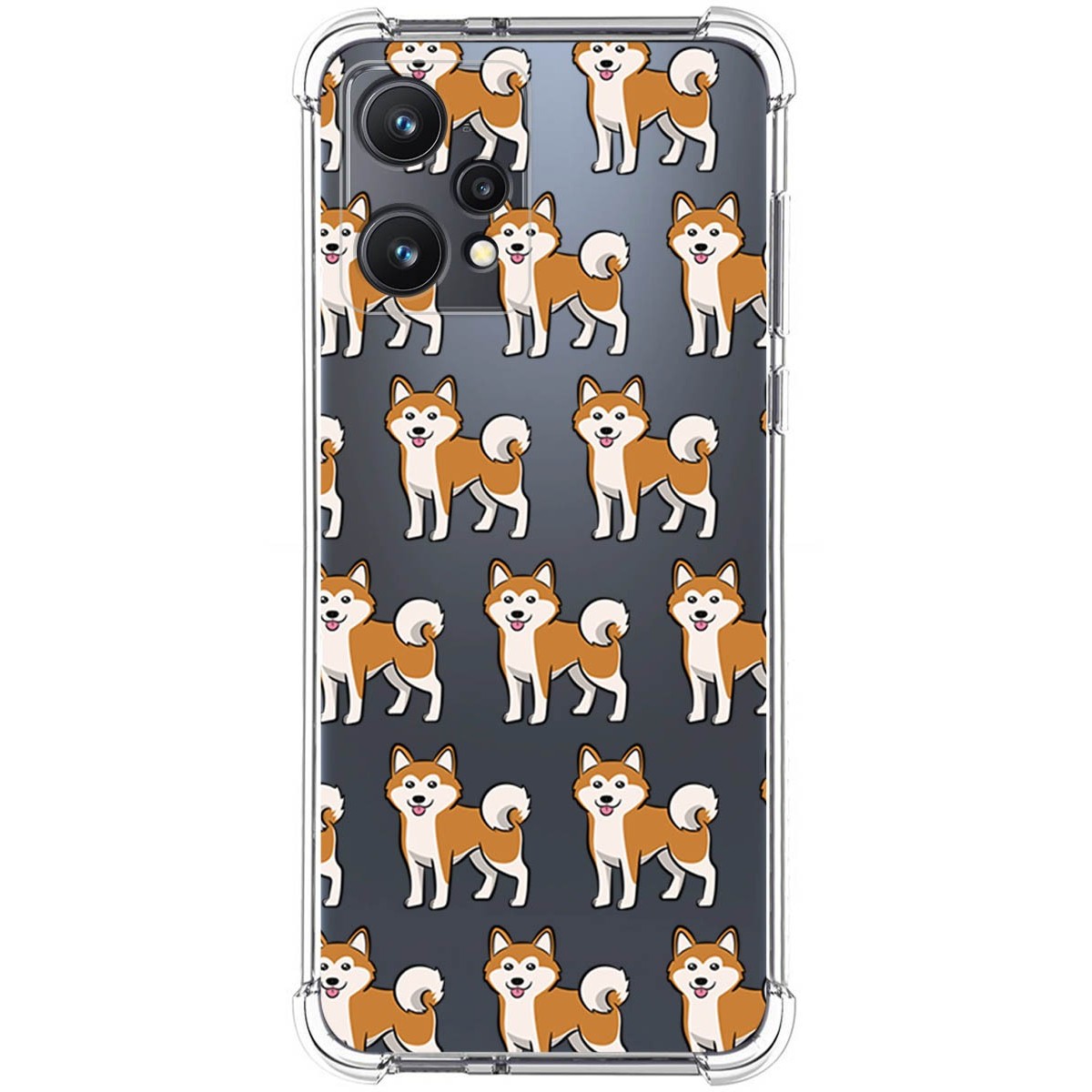 Funda Silicona Antigolpes para Realme 9 5G diseño Perros 08 Dibujos
