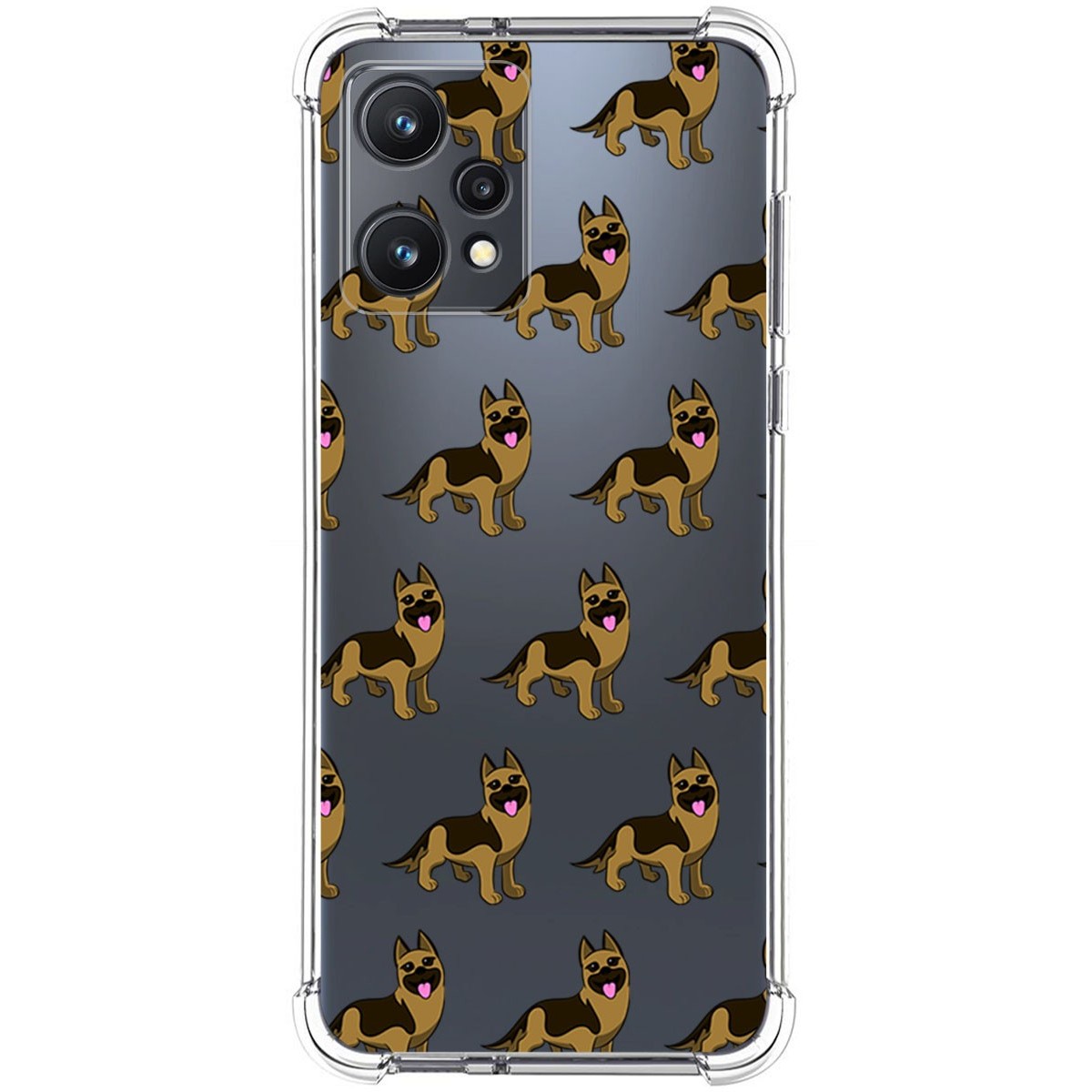 Funda Silicona Antigolpes para Realme 9 5G diseño Perros 09 Dibujos