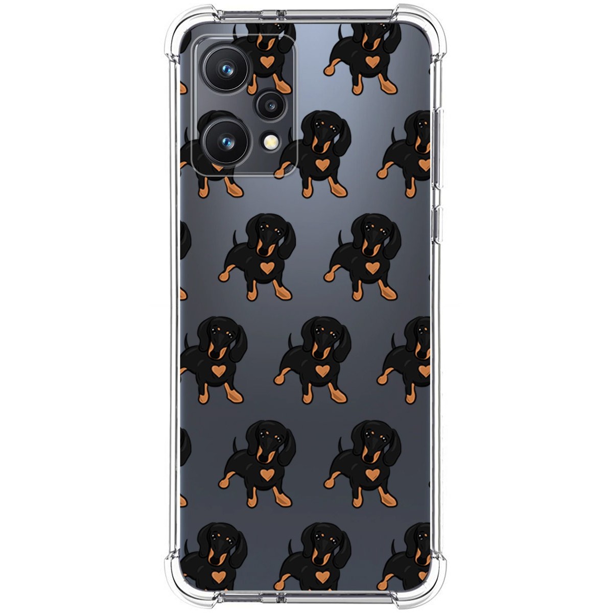 Funda Silicona Antigolpes para Realme 9 5G diseño Perros 10 Dibujos
