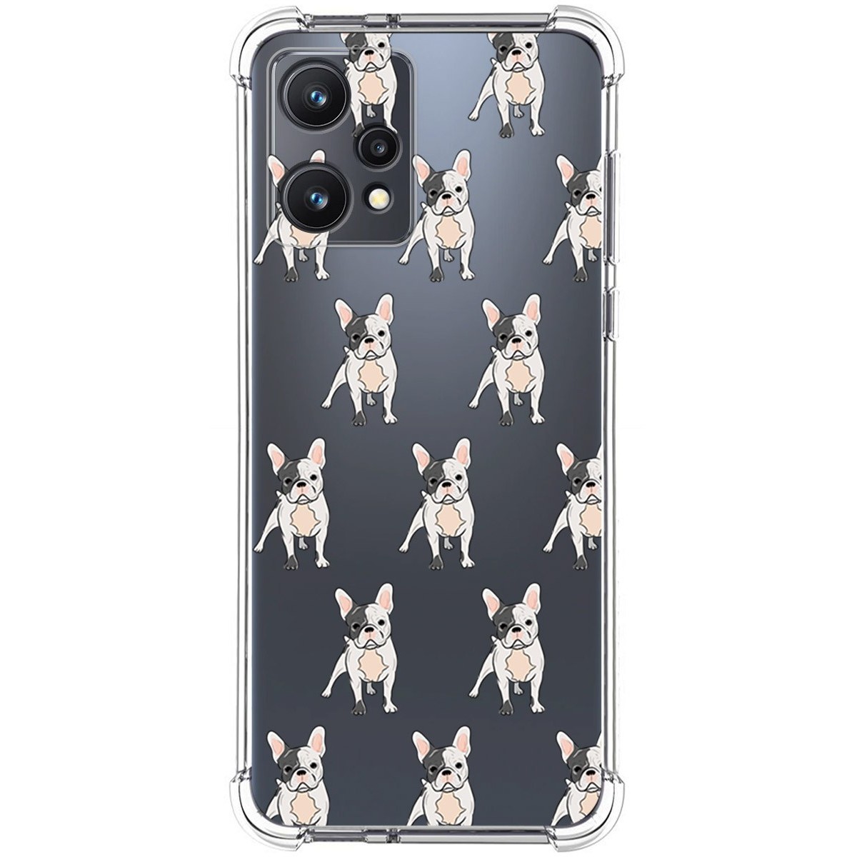 Funda Silicona Antigolpes para Realme 9 5G diseño Perros 12 Dibujos