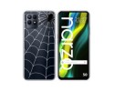 Funda Silicona Transparente para Realme Narzo 50 diseño Araña Dibujos