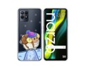 Funda Silicona Transparente para Realme Narzo 50 diseño Cabra Dibujos