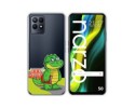 Funda Silicona Transparente para Realme Narzo 50 diseño Coco Dibujos
