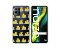 Funda Silicona Transparente para Realme Narzo 50 diseño Pato Dibujos